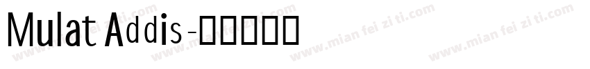 Mulat Addis字体转换